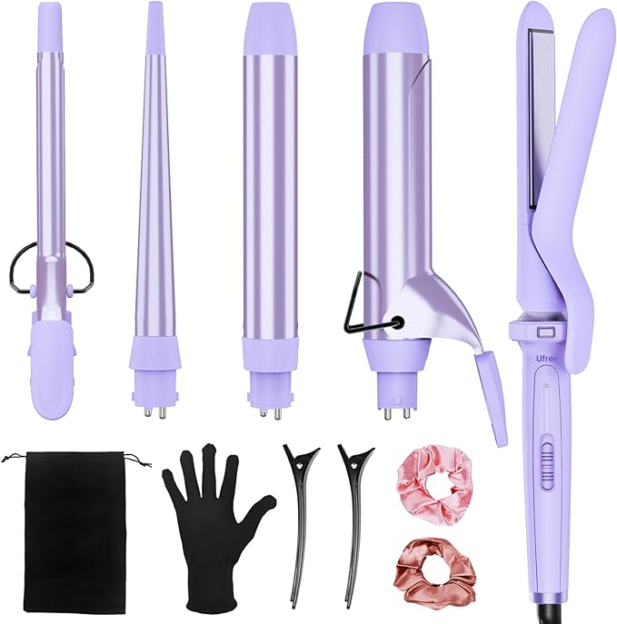Ufree 5-in-1 Curling Iron Set for Women