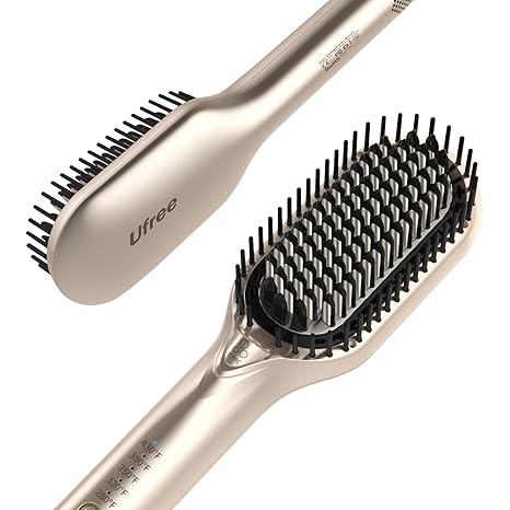 Ufree Ionic Hair Straightener Brush with Cool Air