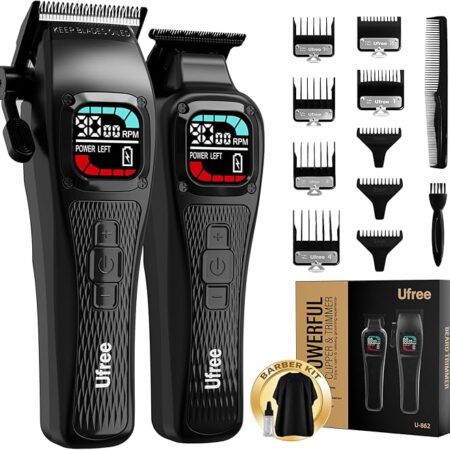 Ufree Professional Cordless Hair Clippers Set for Men