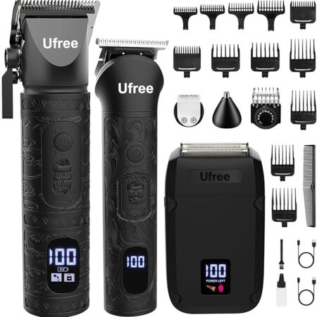 Ufree Cordless Beard Trimmer and Hair Clippers Set