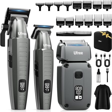 Ufree Professional Hair Clippers and Beard Trimmer Set