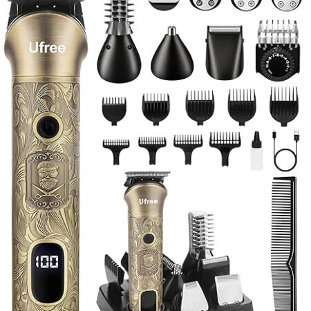 Ufree Cordless Beard Trimmer and Grooming Kit
