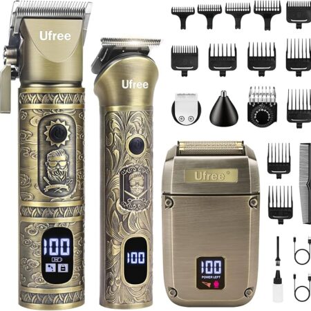 Ufree Cordless Beard Trimmer and Hair Clippers Set